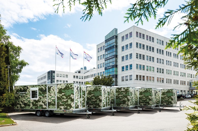 Planmeca’s donation reaches Ukraine as five mobile dental clinics arrive at their destination